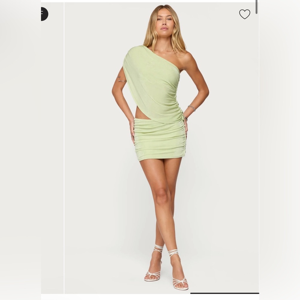 NWT Edikited One-Shoulder FIORA ONE SHOULDER CUTOUT MINI DRESS